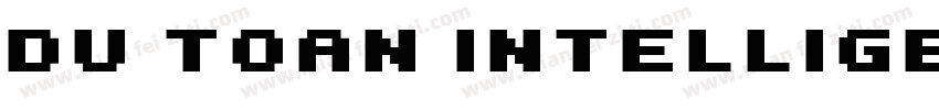 Du toan Intelligent 8字体转换